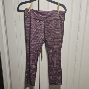 RBX Pink and Black Leggings Comfortable Stylish Bottoms